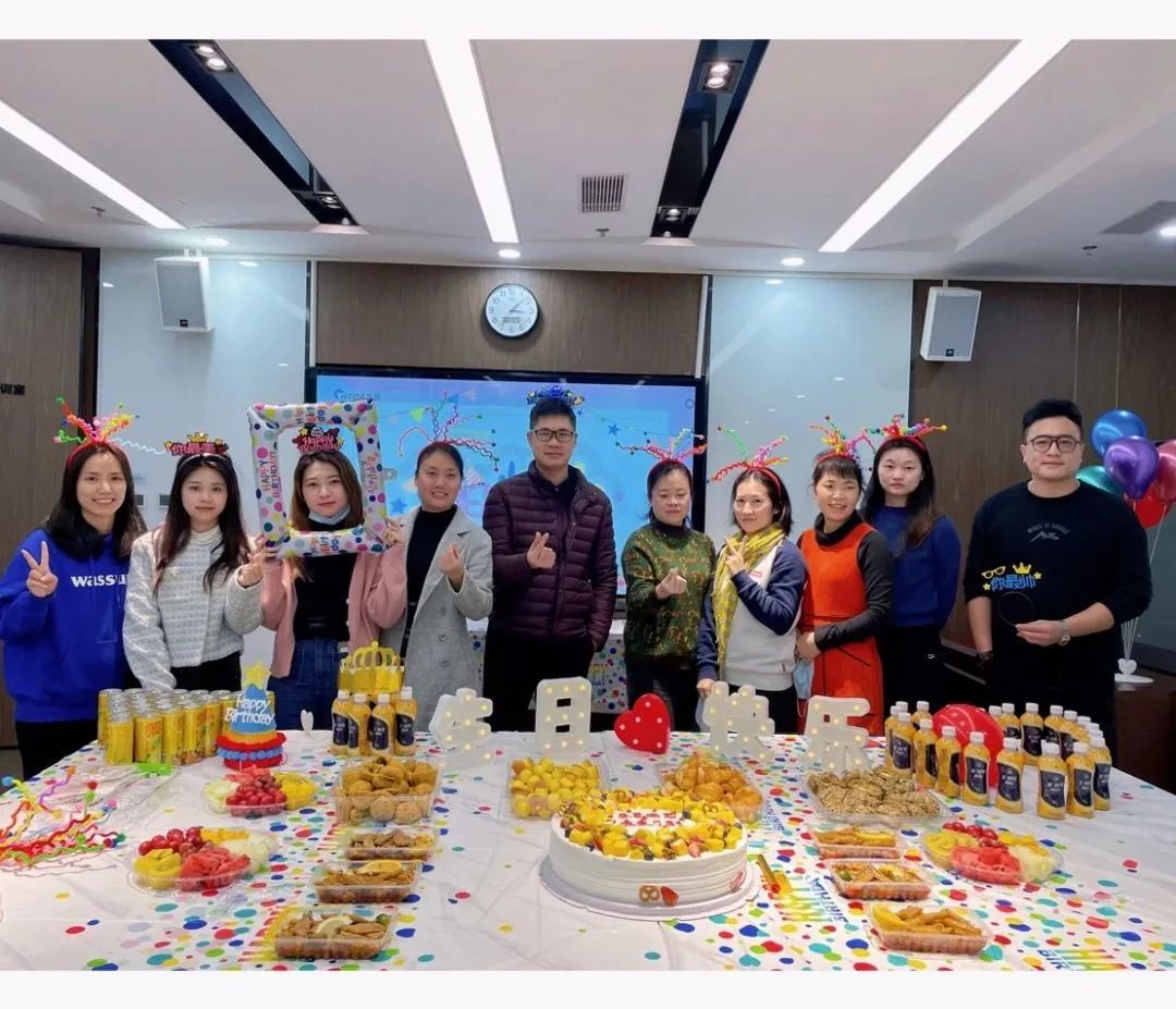 “感恩遇見，未來可期”員工生日會